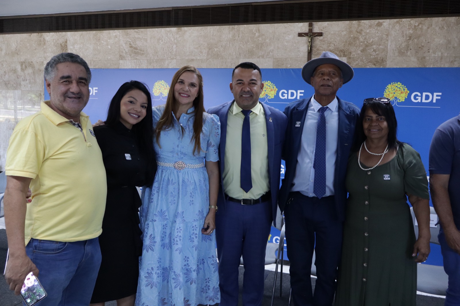Rogério Morro da Cruz em evento oficial do GDF